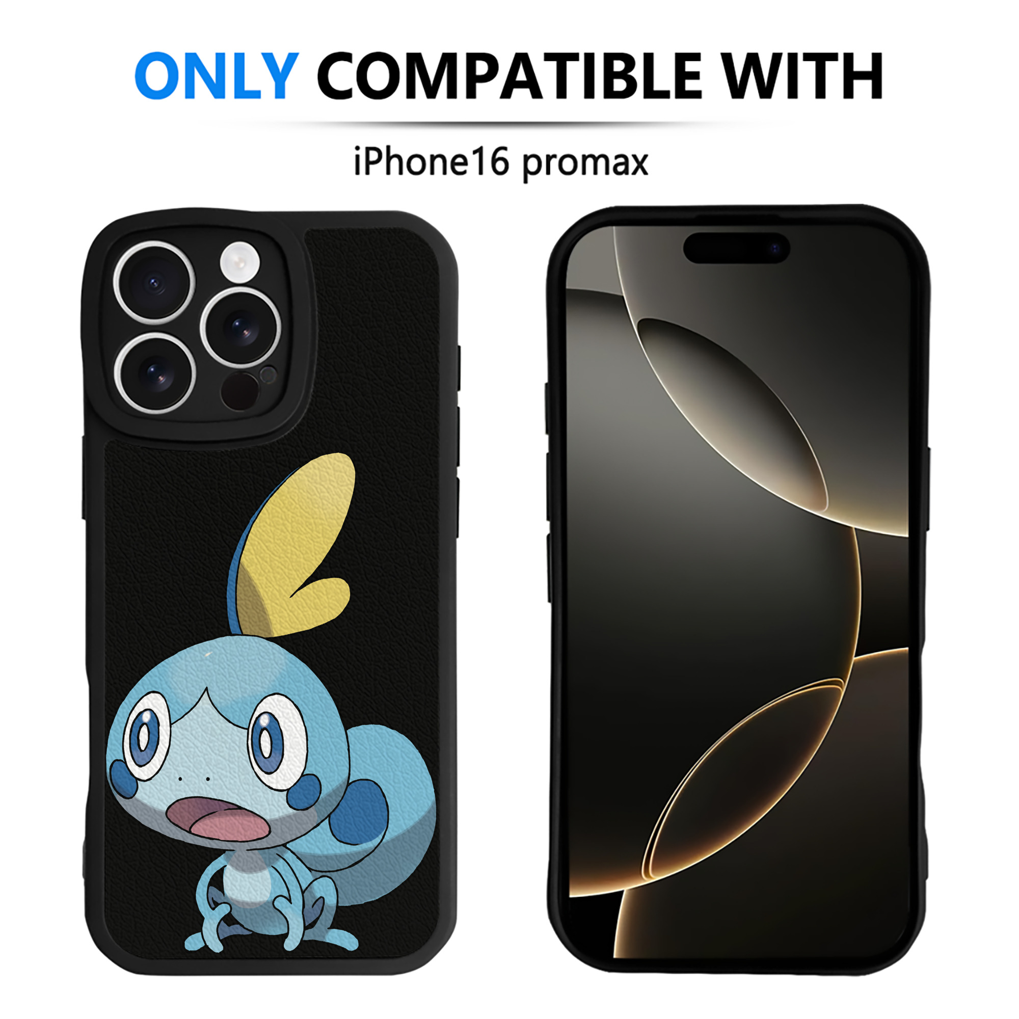 （画像用） ポケットモンスター Pokémon 【iPhone 16シリーズ対応】シリコンスマホケース（レザー調） 材質：シリコン